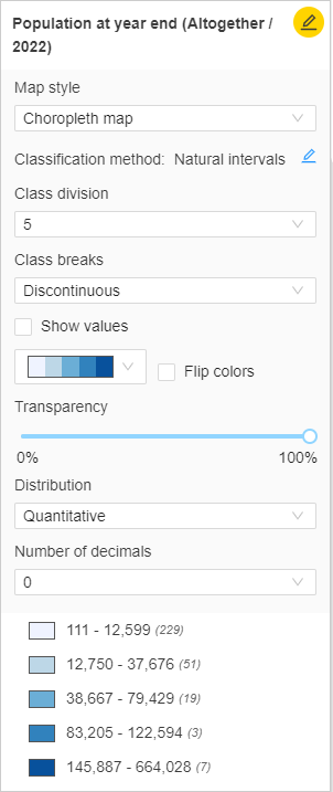 A screenshot of the classifier