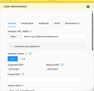 Generic layer form start