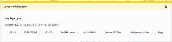 Selecting layer type